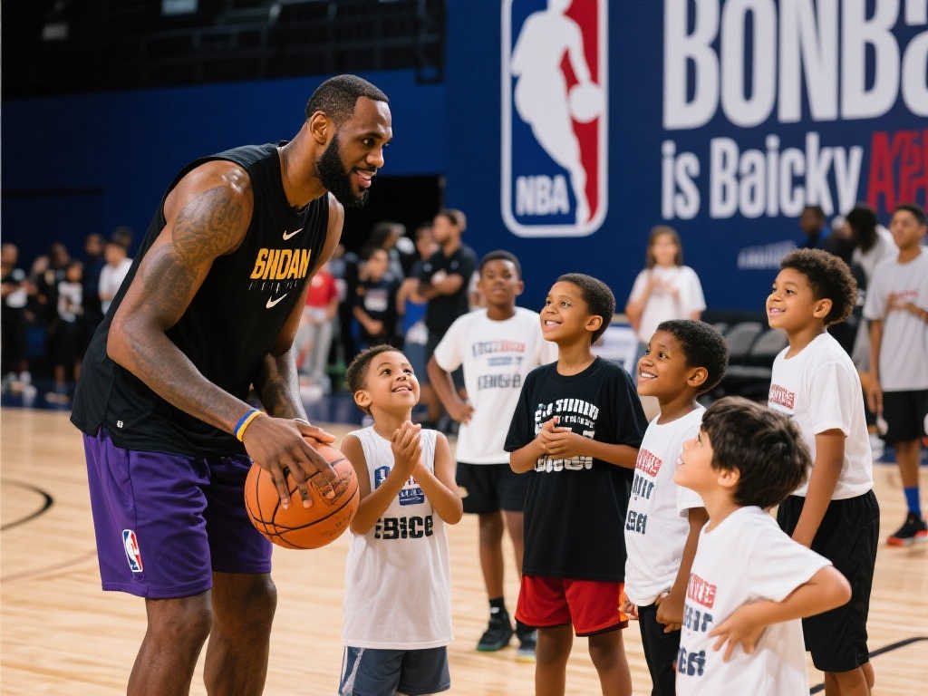 NBA巨星助力青少年世界杯篮球训练营